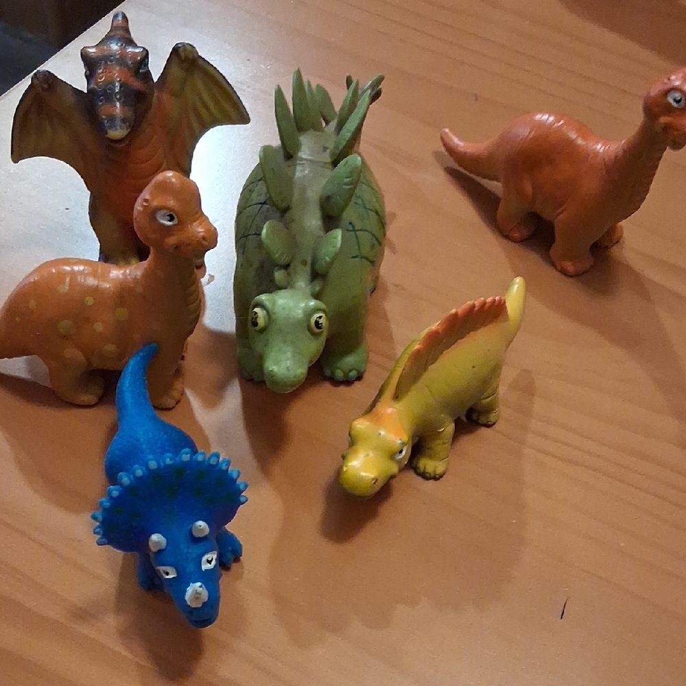 Colorful Dinosaur Toy Set